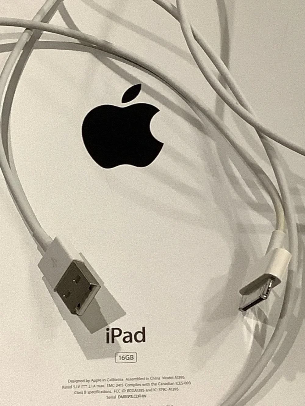 Silver Apple IPad Model A1395 16GB
